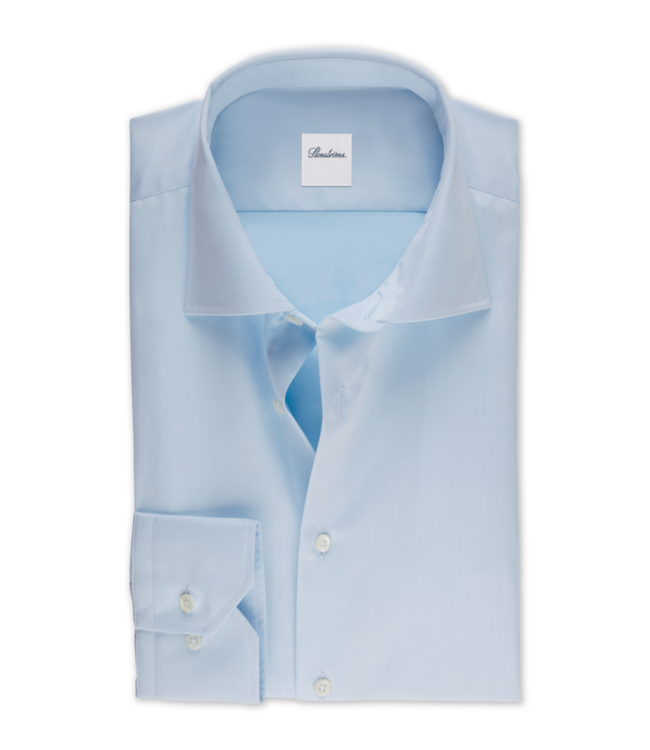 STENSTROMS Chemise en twill bleu clair