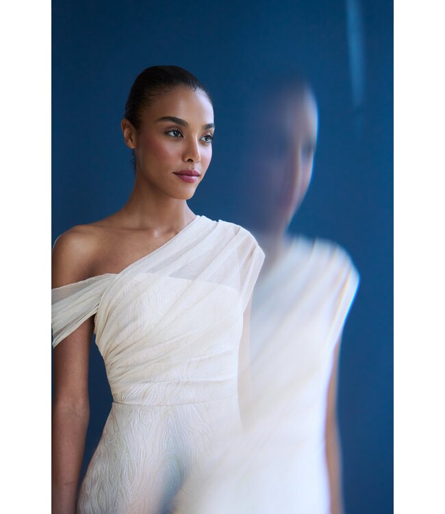 Theia Robe colonne drapée Zara