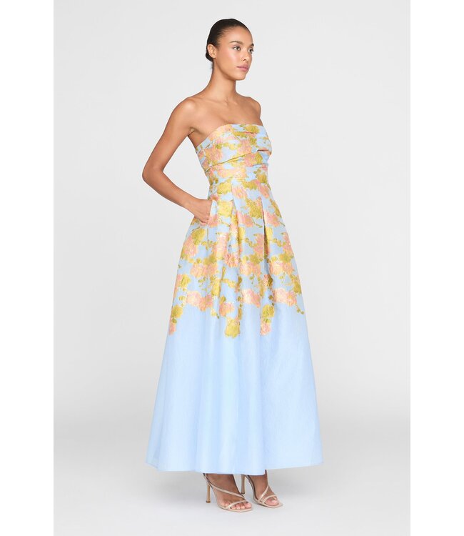 Theia Leia Jacquard Dress