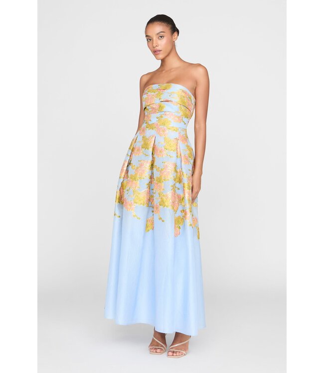 Theia Leia Jacquard Dress