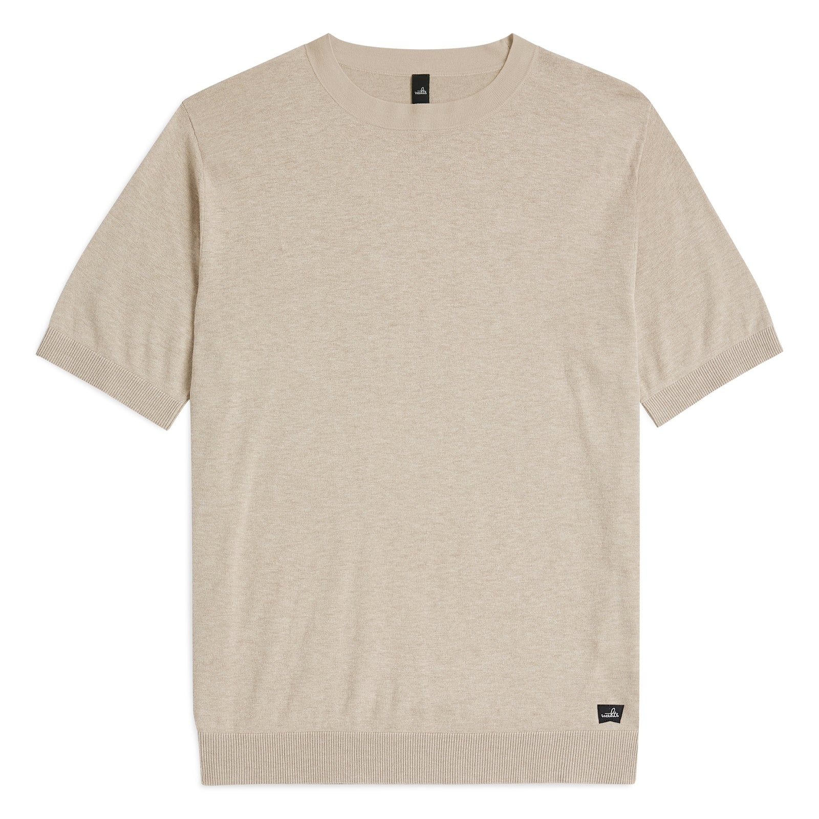 Cotton Linen Knitted T-Shirt