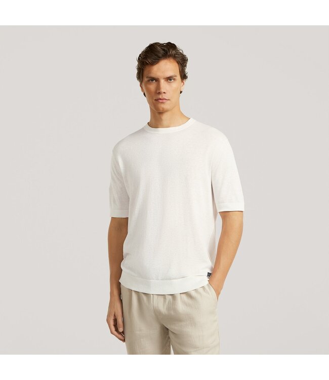 WAHTS T-shirt en maille coton et lin