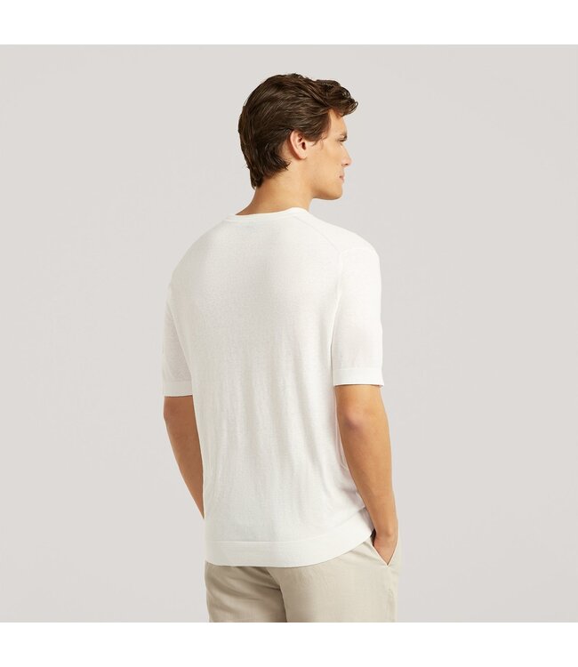 WAHTS Cotton Linen Knitted T-Shirt