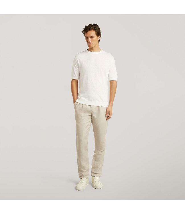 WAHTS T-shirt en maille coton et lin