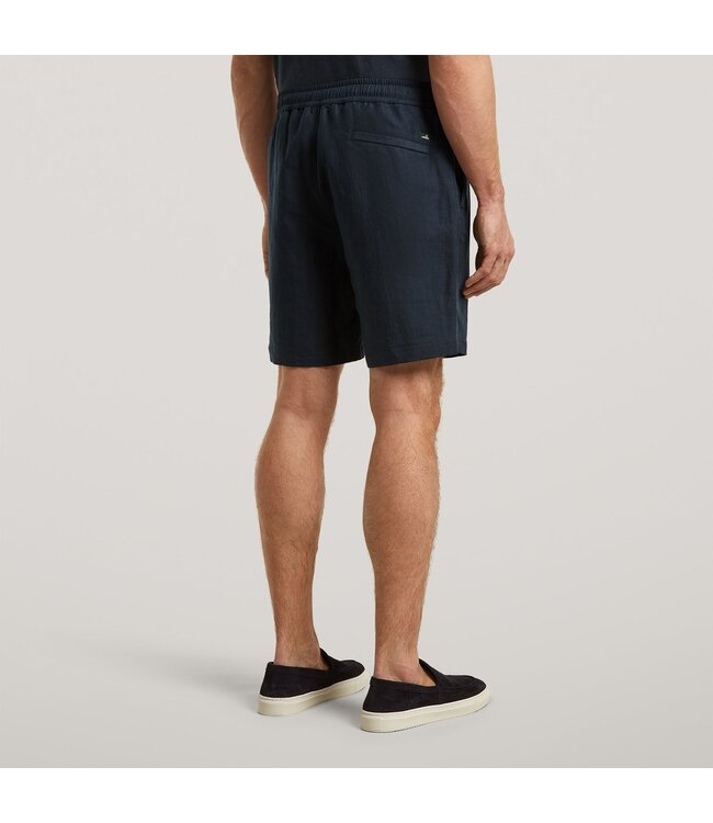 WAHTS Short à cordon en lin et coton