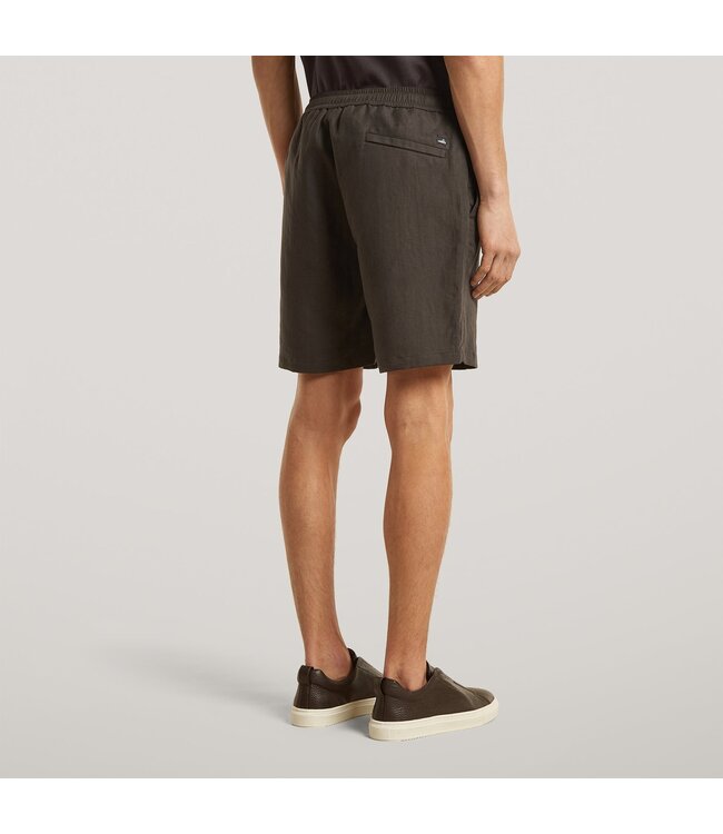 WAHTS Short à cordon en lin et coton