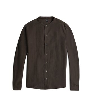WAHTS Linen Cotton Mandarin Shirt