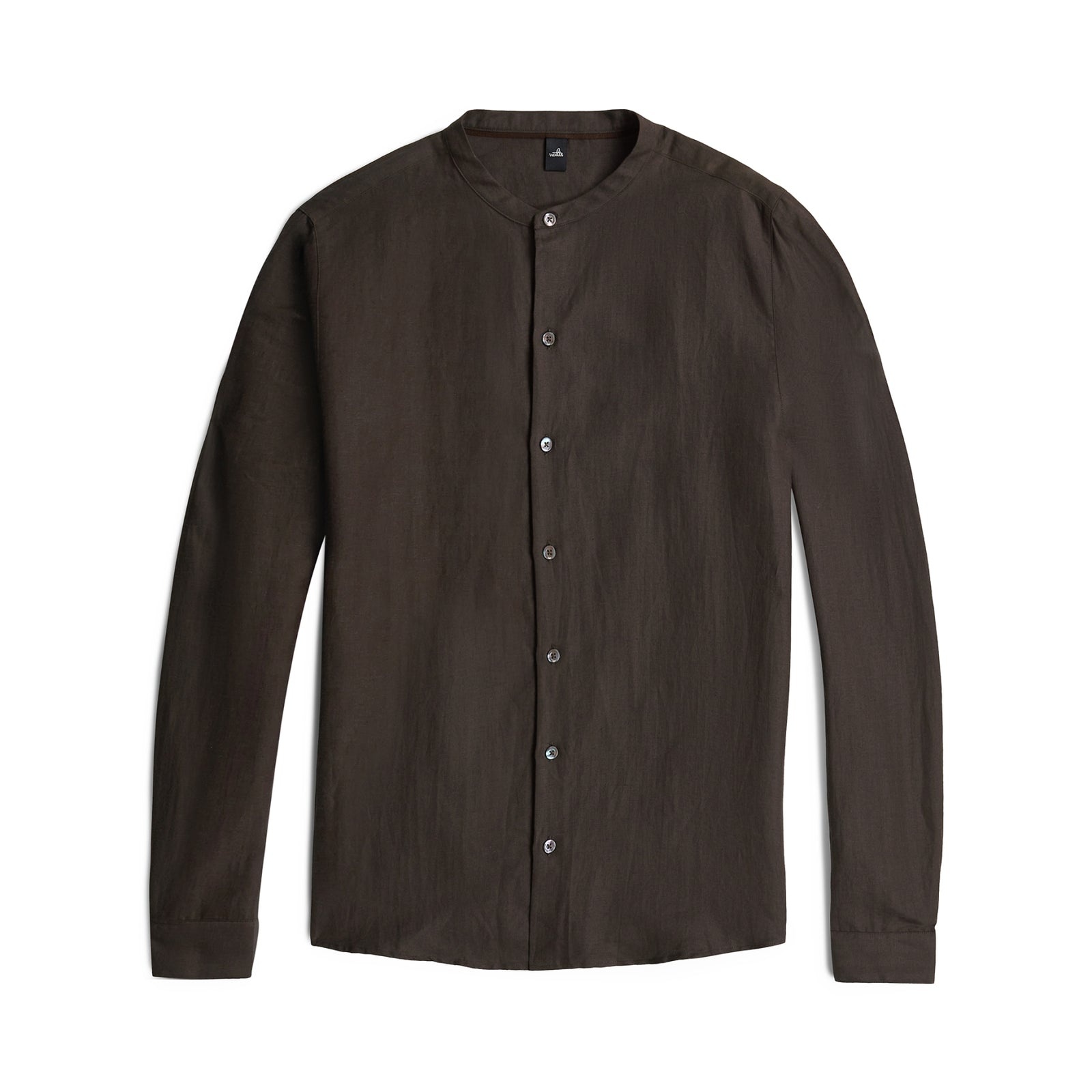 Linen Cotton Mandarin Shirt