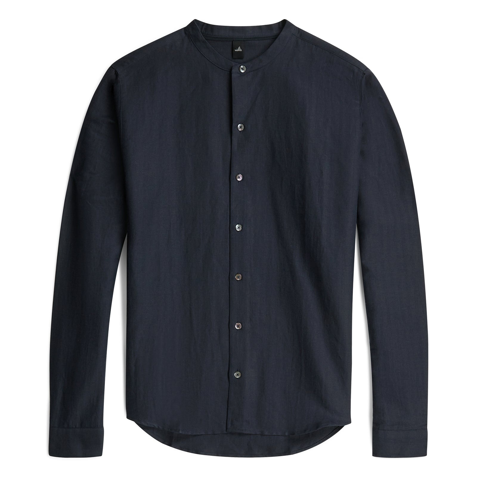 Linen Cotton Mandarin Shirt