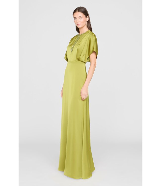 Theia Robe longue évasée Fern