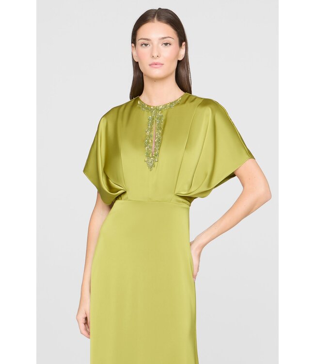 Theia Robe longue évasée Fern