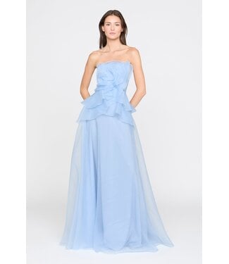 Theia Gilda Draped Rose Gown Theia Gilda Draped Rose Gown