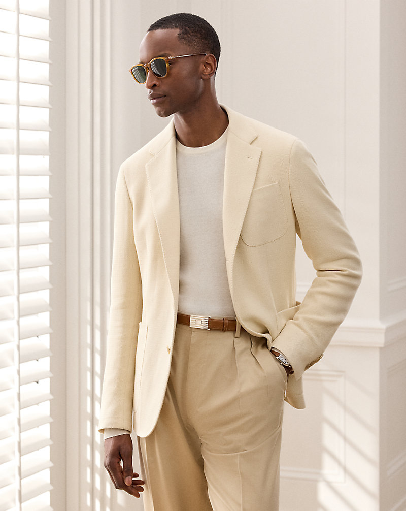 Hadley Hand-Tailored Panama-Weave Jacket