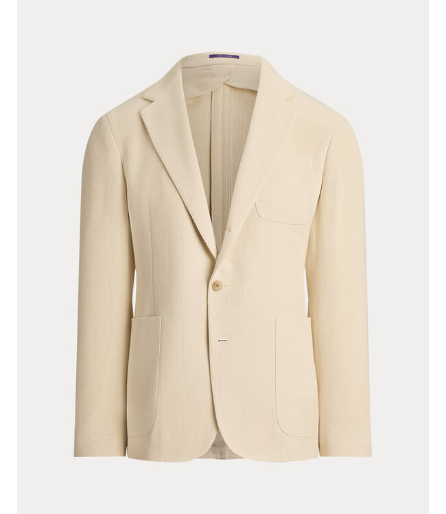 RALPH LAUREN PURPLE LABEL Veste Hadley en tissage Panama, confectionnée à la main