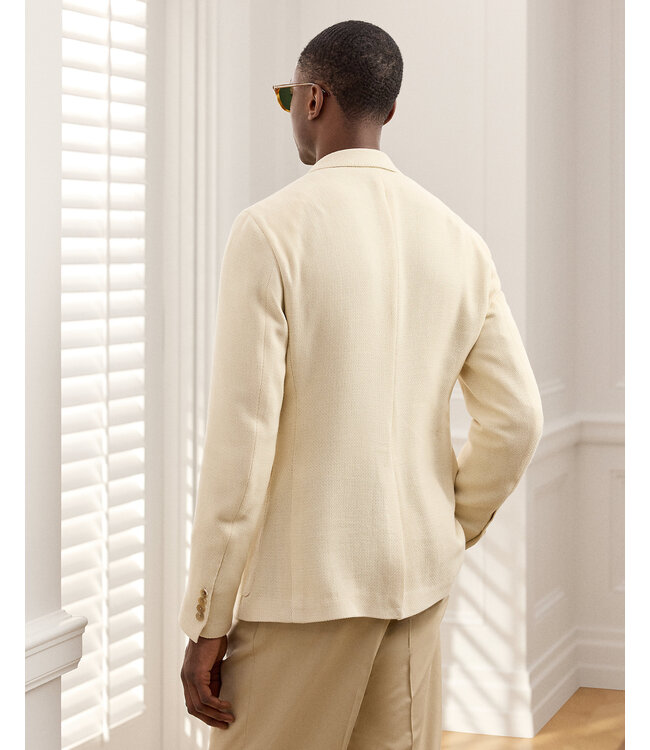 RALPH LAUREN PURPLE LABEL Hadley Hand-Tailored Panama-Weave Jacket