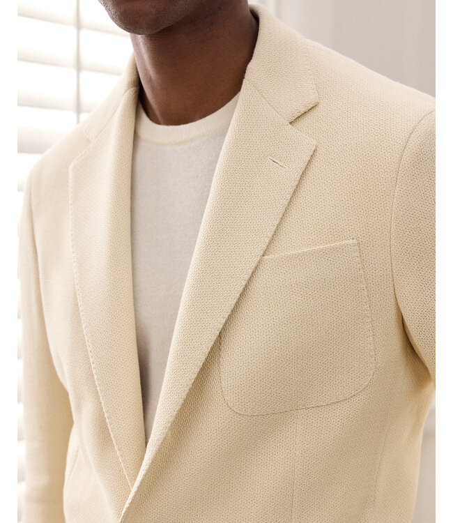 RALPH LAUREN PURPLE LABEL Veste Hadley en tissage Panama, confectionnée à la main