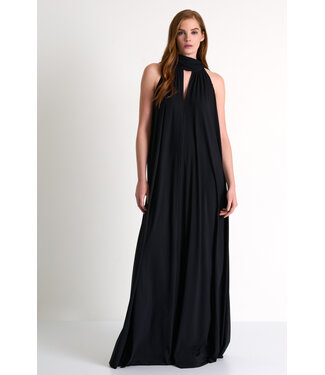 Shan Robe longue dos-nu en lycra