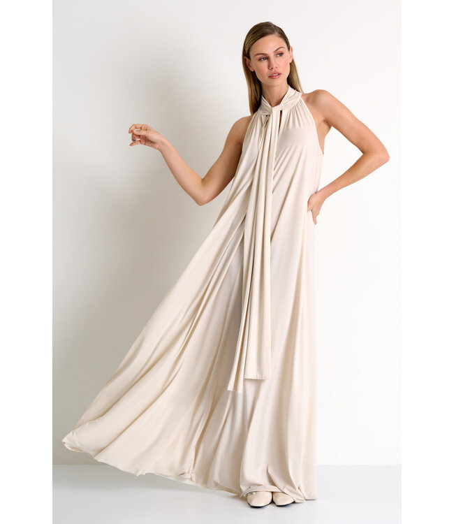 Shan Robe longue dos-nu en lycra