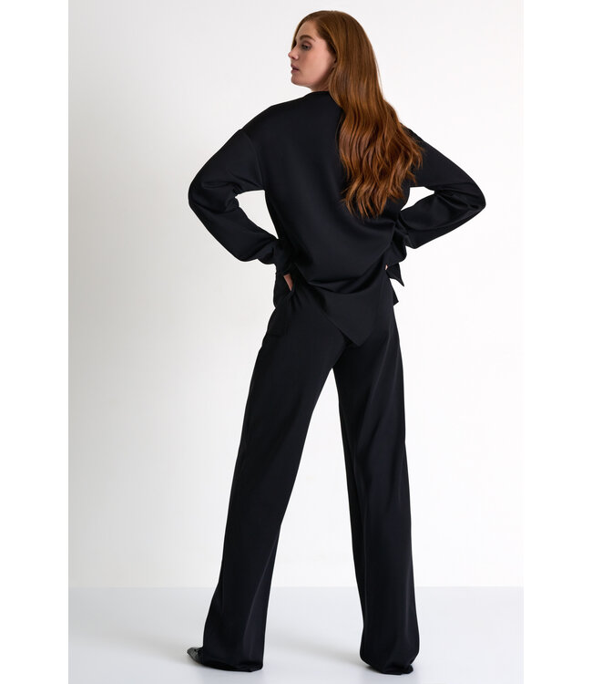 Shan Pantalon tailleur à jambe large