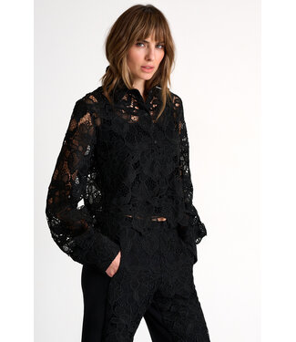 Shan Floral Guipure Lace Blouse