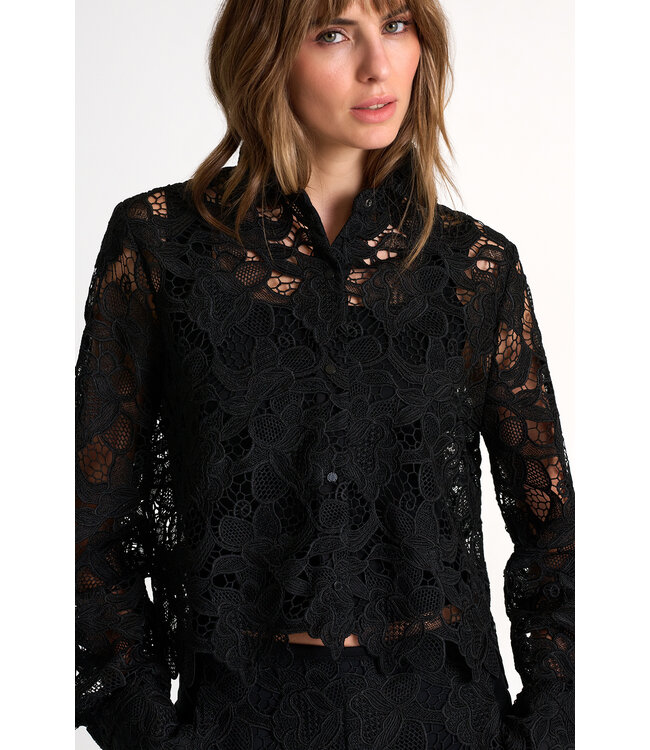 Shan Floral Guipure Lace Blouse