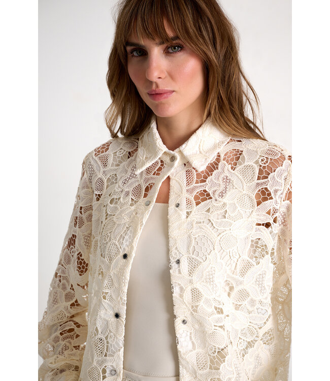 Shan Floral Guipure Lace Blouse