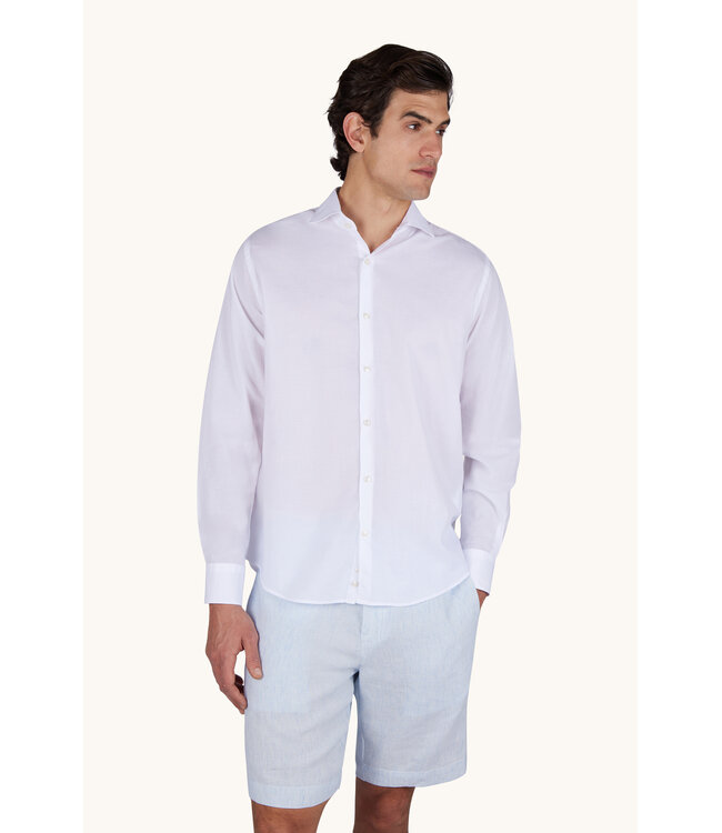 PAUL & SHARK Garment-Dyed Cotton Voile Shirt