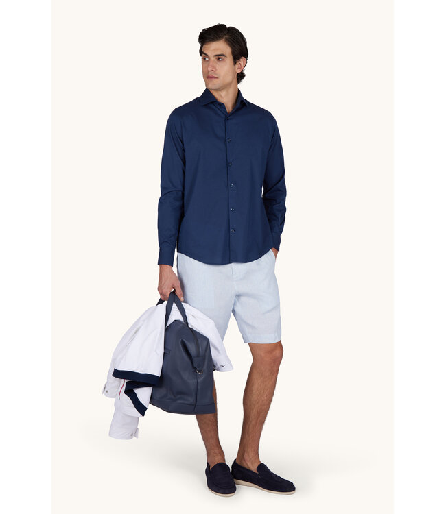 PAUL & SHARK Chemise en voile de coton teint en pièce