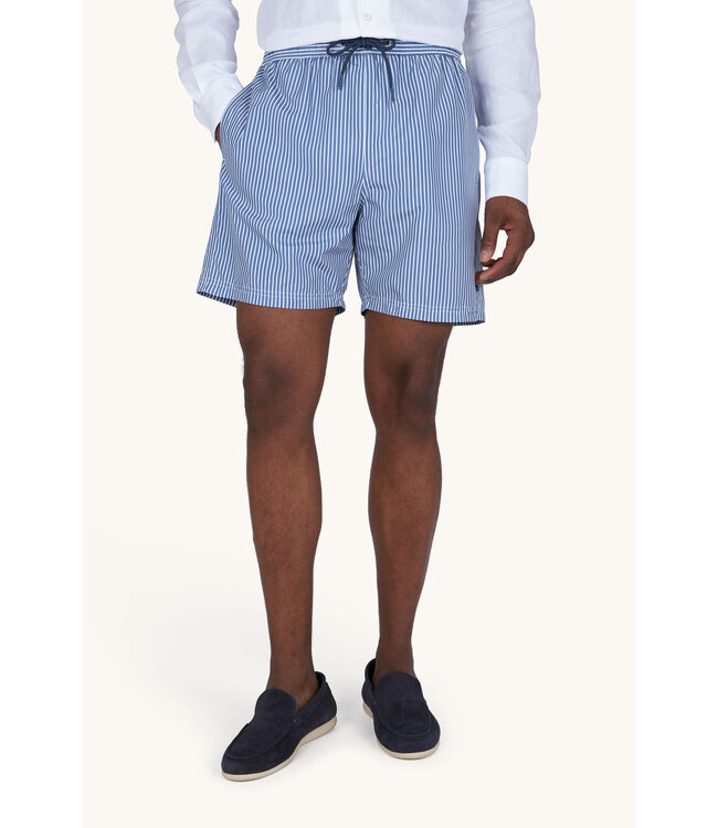 PAUL & SHARK Swimwear Portofino with Oxford Stripe Print