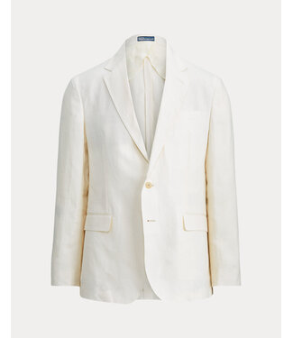 POLO RALPH LAUREN Veste de costume en lin coupe tailleur Polo Soft