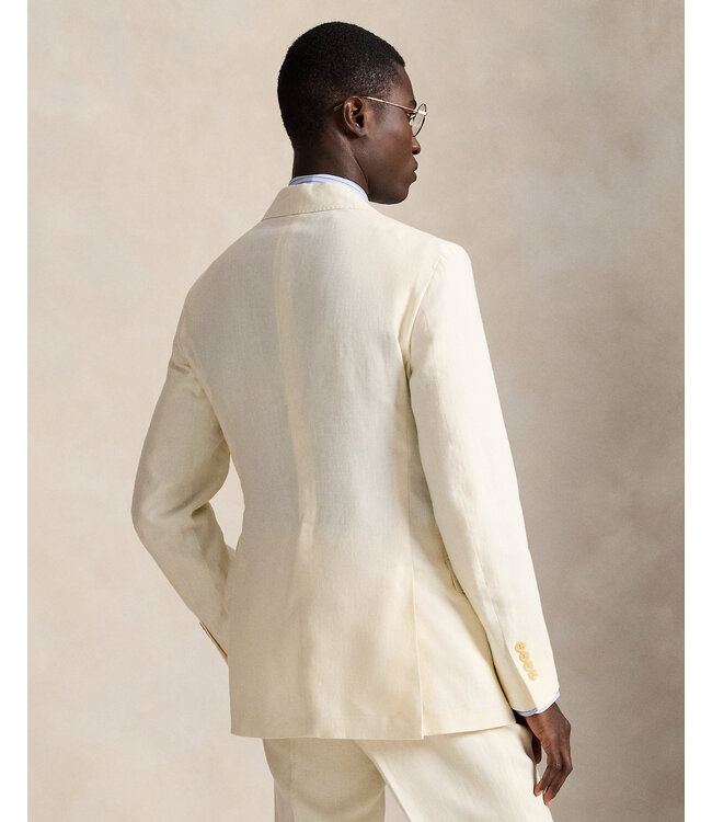 POLO RALPH LAUREN Veste de costume en lin coupe tailleur Polo Soft