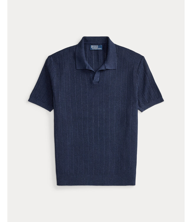 POLO RALPH LAUREN Linen Johnny-Collar Sweater