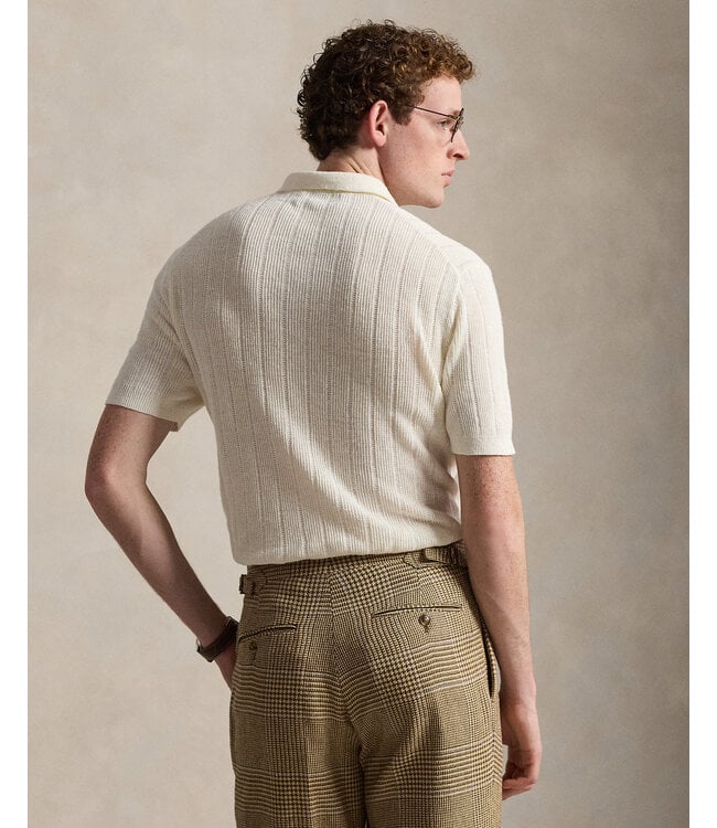 POLO RALPH LAUREN Linen Johnny-Collar Sweater