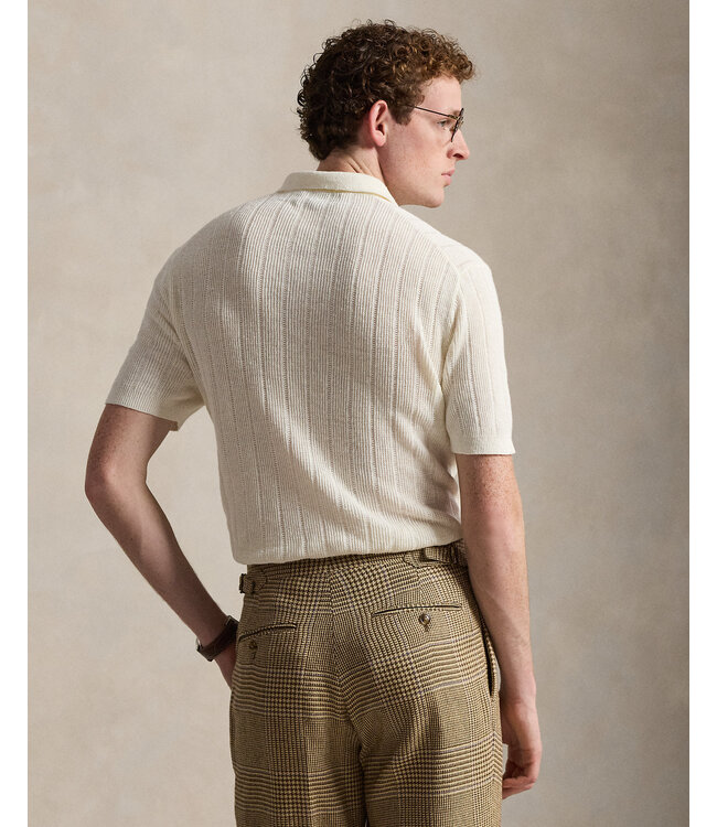 POLO RALPH LAUREN Pull en lin à col Johnny