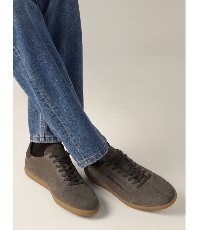 ZEGNA 232 Suede Sneakers