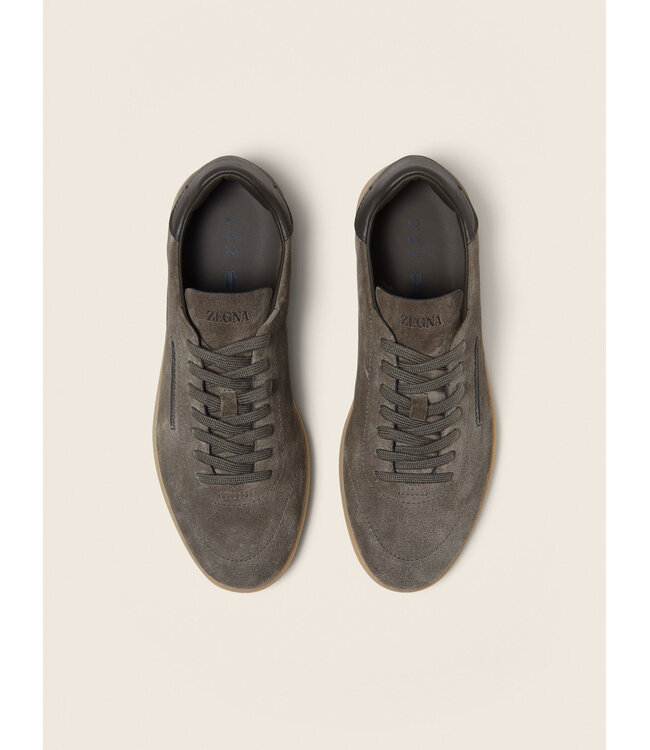 ZEGNA 232 Suede Sneakers
