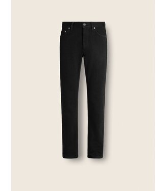 ZEGNA Jean Roccia noir en coton stretch lavé rincé