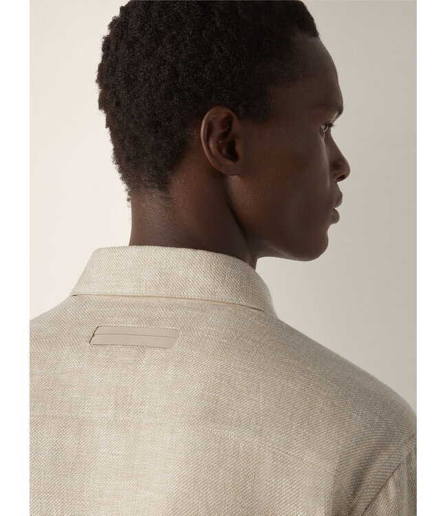 ZEGNA Cashmere Linen and Silk Overshirt