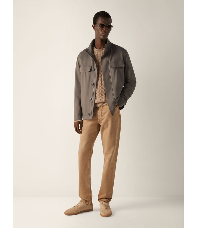 ZEGNA Microfiber Motorin 125cc Field Jacket