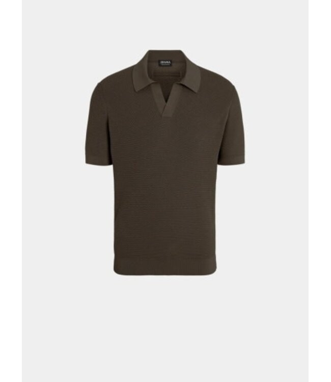 ZEGNA  Premium Cotton Polo Shirt