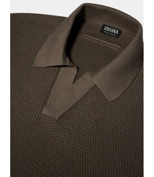 ZEGNA  Premium Cotton Polo Shirt