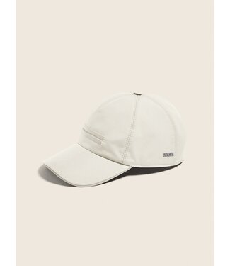 ZEGNA Casquette baseball blanche en tissu technique