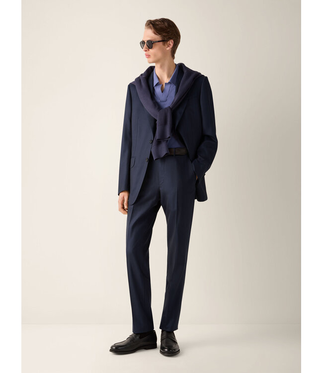 ZEGNA Costume en laine Centoventimila bleu marine