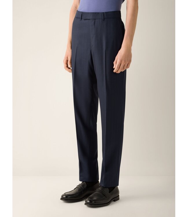 ZEGNA Costume en laine Centoventimila bleu marine