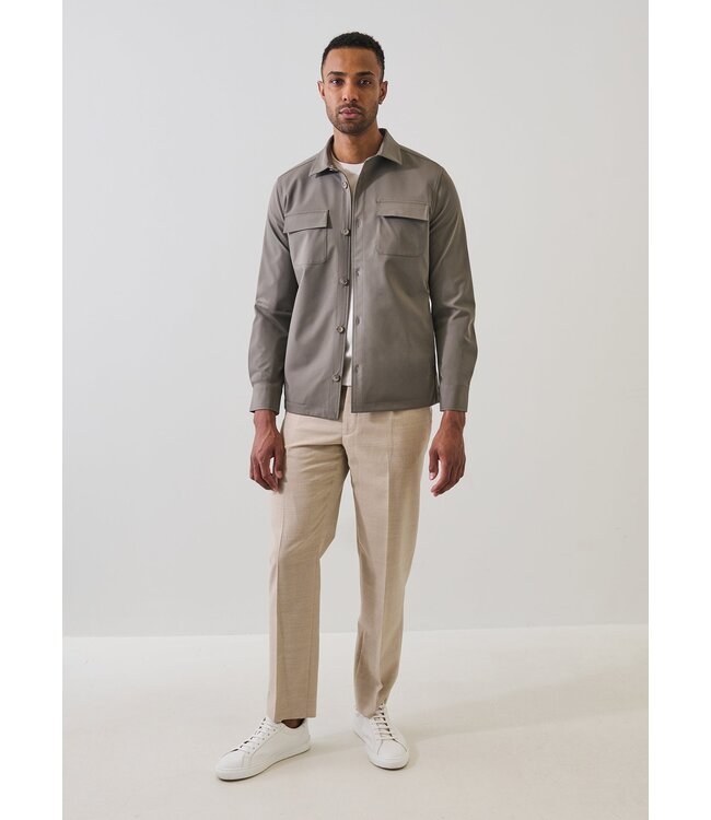 Patrick Assaraf Nucleo Stretch Shirt Jacket