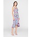 Theia Livia Printed Taffeta Dress