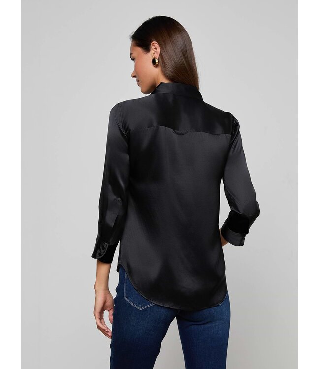 l'agence Blouse en soie Dani