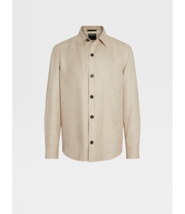 ZEGNA Cashmere Linen and Silk Overshirt