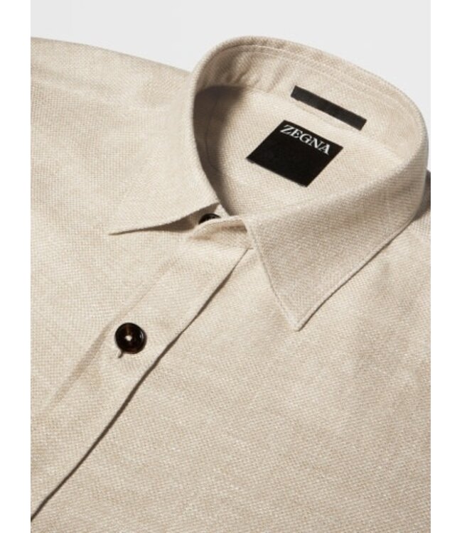 ZEGNA Cashmere Linen and Silk Overshirt