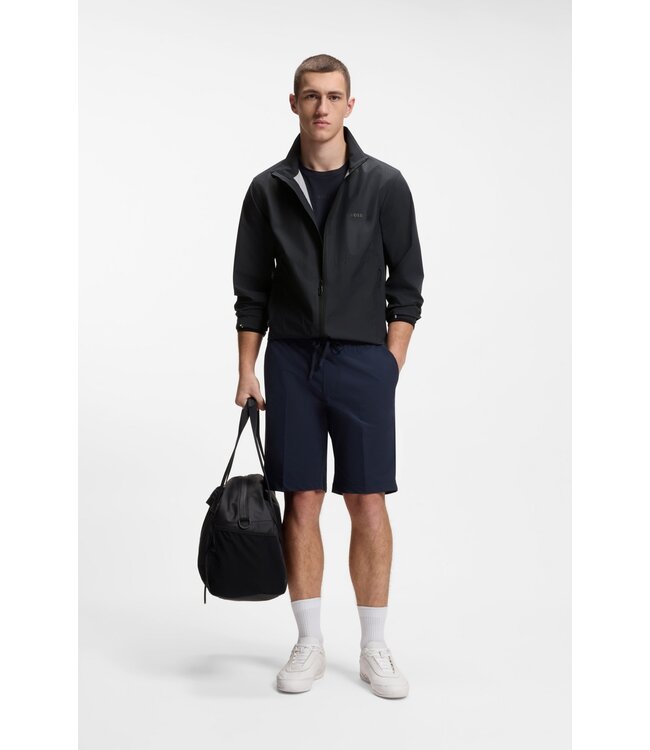 BOSS Water-Repellent Jacket in Four-Way Stretch Fabric
